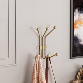 Wallity Ant-A Gancho de pared metálico Dorado